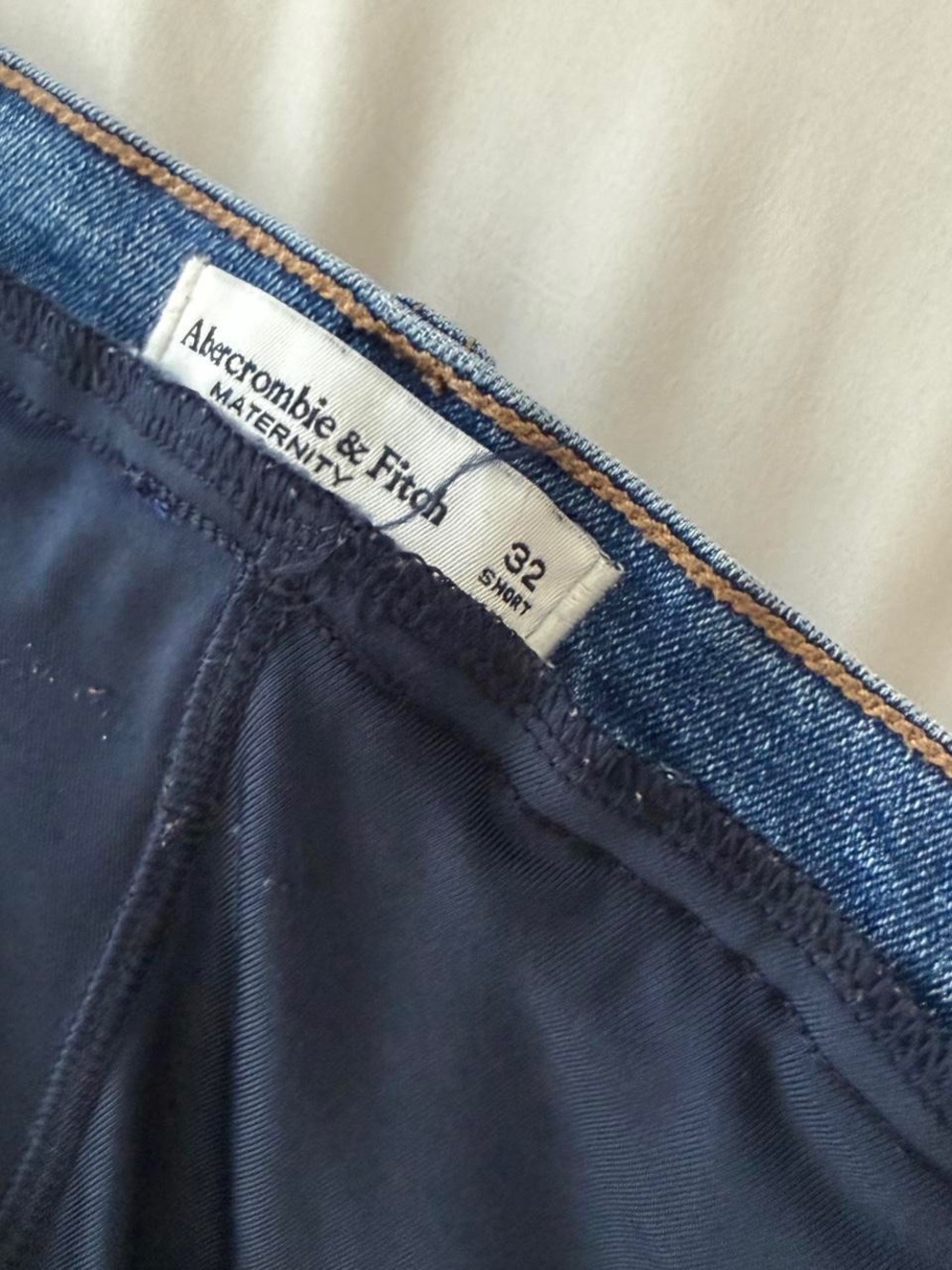 Abercrombie Maternity Blue Denim Jeans - Picture 4 of 5
